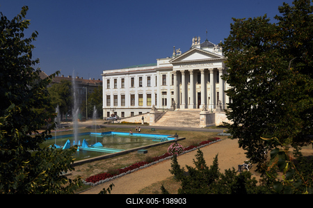 Szeged, Móra Ferenc Múzeum-stock-foto