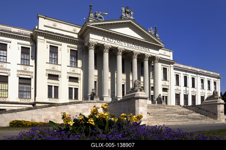 Szeged, Móra Ferenc Múzeum-stock-foto