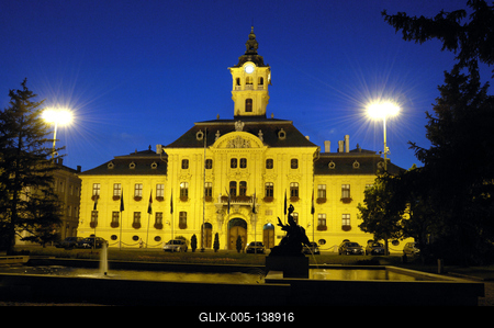 Szeged, Városháza-stock-foto