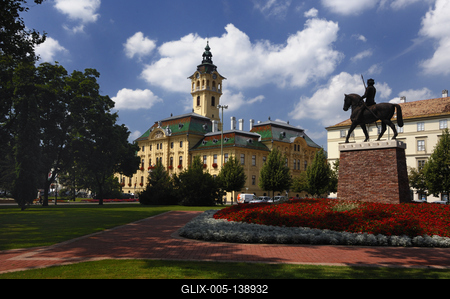 Szeged, Városháza-stock-foto