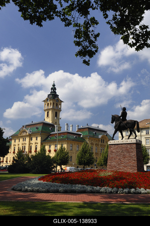 Szeged, Városháza-stock-foto