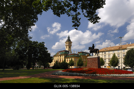Szeged, Városháza-stock-foto