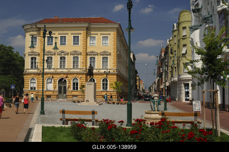 Szeged, I. világháborús emlékmű-stock-foto