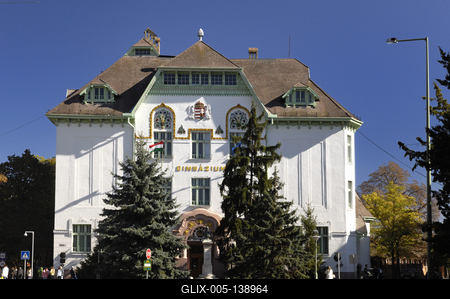 Csongrád, Batsányi János Gimnázium (BJG)-stock-foto