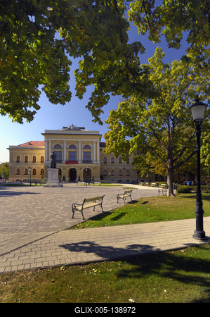 Szentes, Megyeháza Konferencia és Kulturális Központ-stock-foto