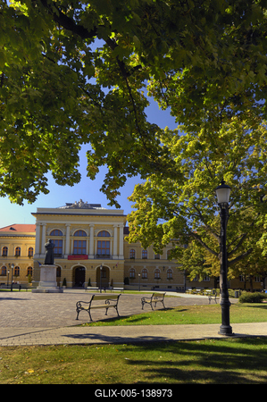 Szentes, Megyeháza Konferencia és Kulturális Központ-stock-foto