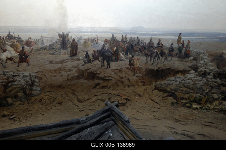 Ópusztaszer, Feszty-körkép-stock-foto