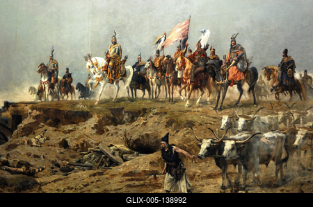 Ópusztaszer, Feszty-körkép-stock-foto