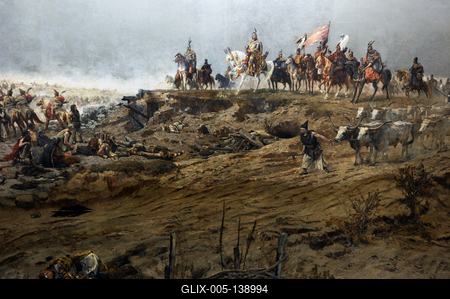 Ópusztaszer, Feszty-körkép-stock-foto