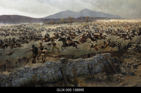 Ópusztaszer, Feszty-körkép-stock-foto