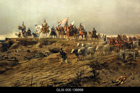 Ópusztaszer, Feszty-körkép-stock-foto