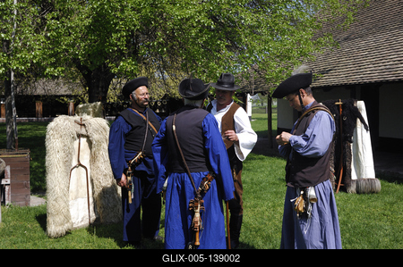Ópusztaszer, Szabadtéri néprajzi gyűjtemény-stock-foto