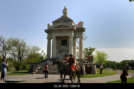 Ópusztaszer, Árpád-emlékmű-stock-foto