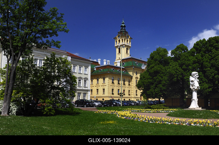 Szeged, Városháza-stock-foto