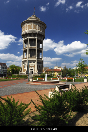 Szeged, Víztorony-stock-foto
