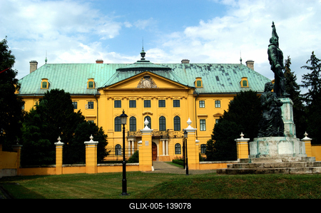 Kalocsa, Érseki Palota - Főszékesegyházi Könyvtár-stock-foto