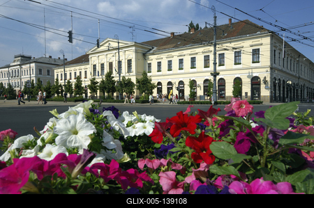 Debrecen, Városháza-stock-foto