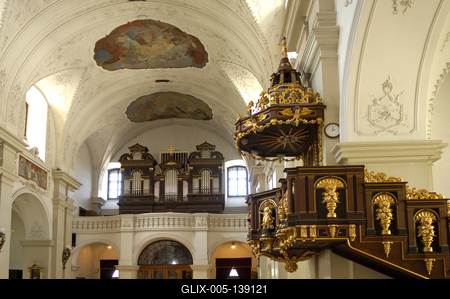 Debrecen, Szent Anna-székesegyház-stock-foto