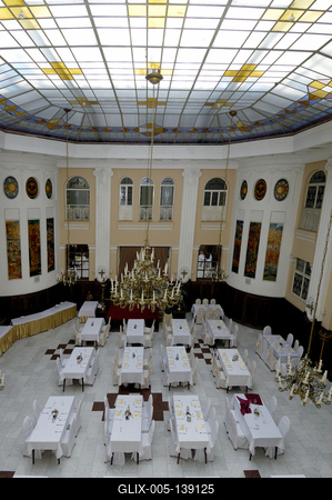 Debrecen, Grand Hotel Aranybika-stock-foto