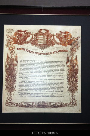 Debrecen, az 1849-es Függetlenségi Nyilatkozat-stock-foto