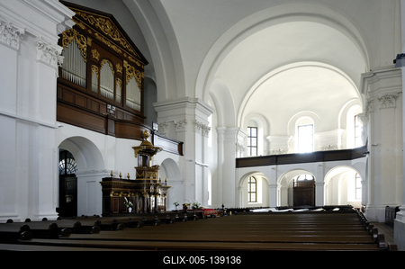 Debrecen, Református nagytemplom-stock-foto