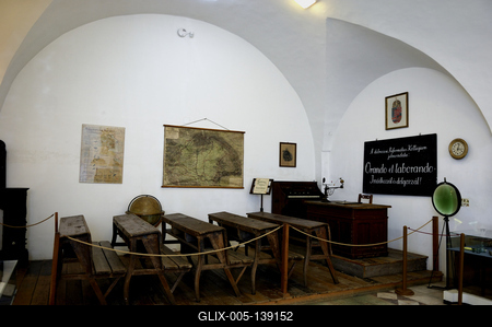 A Debreceni Református Kollégium Múzeuma-stock-foto