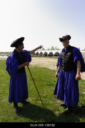 Hortobágyi csikósok-stock-foto