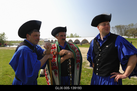 Hortobágyi csikósok-stock-foto