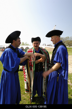 Hortobágyi csikósok-stock-foto