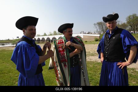 Hortobágyi csikósok-stock-foto