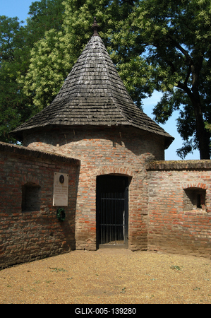 Hajdúszoboszló, Erődfal és bástya-stock-foto