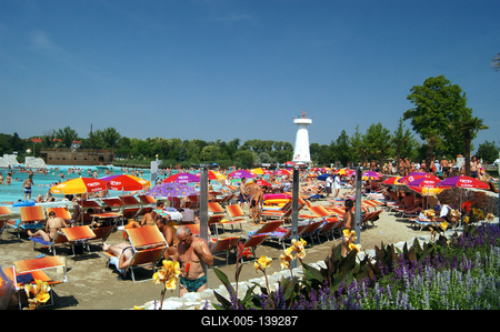 Hajdúszoboszló, Hungarospa Strand- és Gyógyfürdő-stock-foto