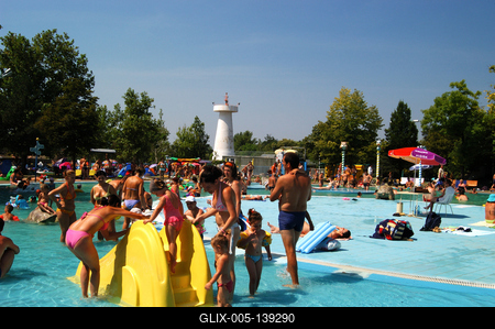 Hajdúszoboszló, Hungarospa Strand- és Gyógyfürdő-stock-foto
