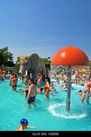 Hajdúszoboszló, Hungarospa Strand- és Gyógyfürdő-stock-foto