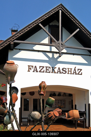 Nádudvari Fazekasház-stock-foto