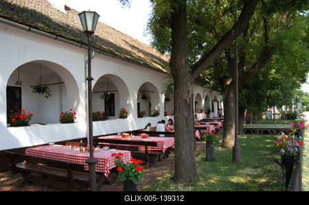 A Hortobágyi Csárda-stock-foto