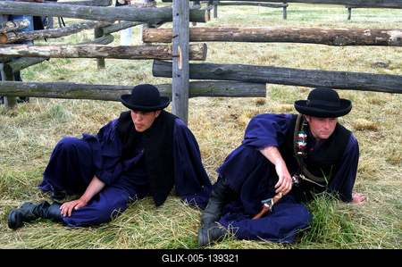 Hortobágyi pásztorok-stock-foto