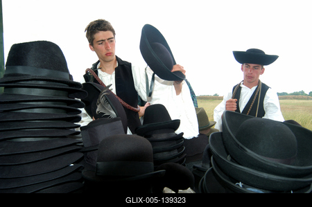 Hortobágyi pásztorok-stock-foto