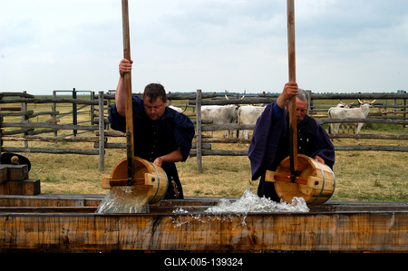 Hortobágyi pásztorok-stock-foto
