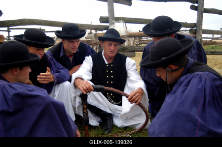 Hortobágyi pásztorok-stock-foto