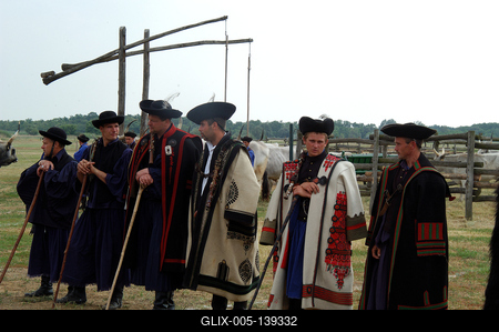 Hortobágyi pásztorok-stock-foto