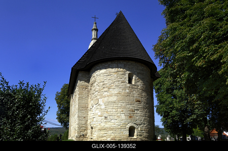 Tarnaszentmária, Római katolikus templom-stock-foto