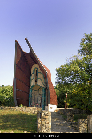 Pákozd, Don-kanyar Emlékkápolna-stock-foto