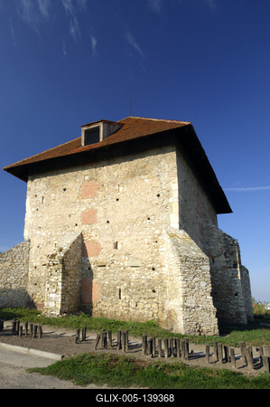 Szabadbattyán, Kula-torony (Kula-vár)-stock-foto