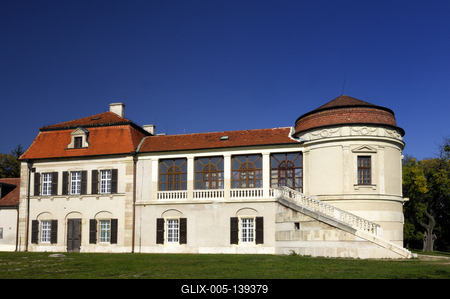 Iszkaszentgyörgy, Amadé–Bajzáth–Pappenheim-kastély-stock-foto