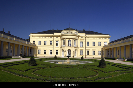 Fehérvárcsurgó, Károlyi-kastély-stock-foto