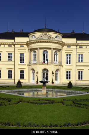 Fehérvárcsurgó, Károlyi-kastély-stock-foto