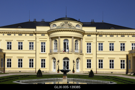 Fehérvárcsurgó, Károlyi-kastély-stock-foto