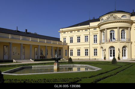 Fehérvárcsurgó, Károlyi-kastély-stock-foto