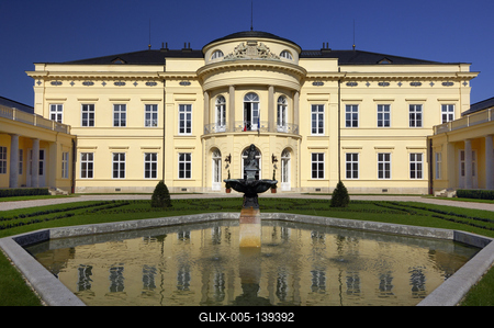 Fehérvárcsurgó, Károlyi-kastély-stock-foto